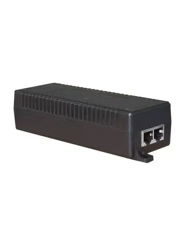 Acconet 10Gbps Active PoE device providing 48V, 1.35A, and 65W power over Ethernet.