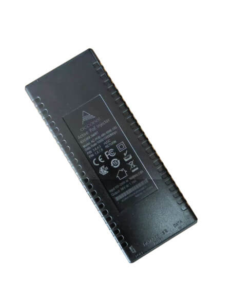 Acconet 10Gbps Active PoE device featuring 48V, 1.35A, and 65W power output.