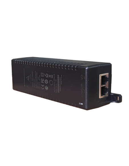 Acconet 10Gbps Active PoE device, 48V, 1.35A, 65W, designed for high-speed power over Ethernet applications.