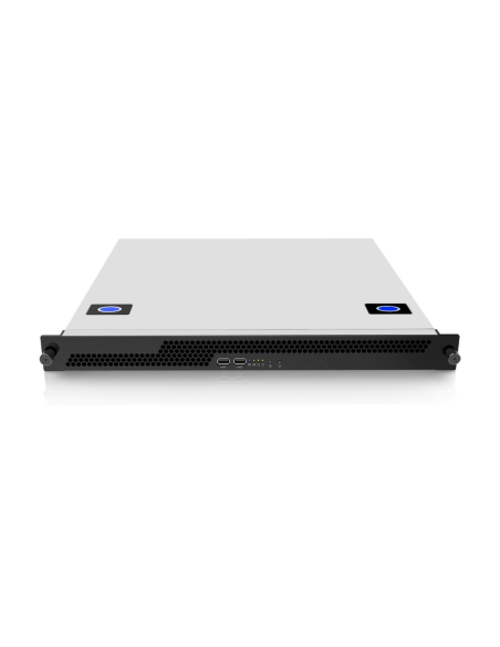 Acconet XEON-E224 Server, compatible with Splynx and Bequant, displayed in a product image.