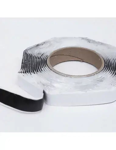 Acconet Butyl Tape in a roll, self-adhesive, dimensions 30mm x 1.5mm, packaged in a 1KG quantity.