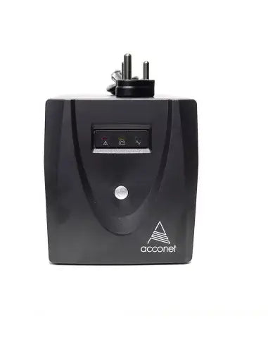 Acconet 1200VA Offline UPS with AVR function featuring two 12V 7Ah batteries.