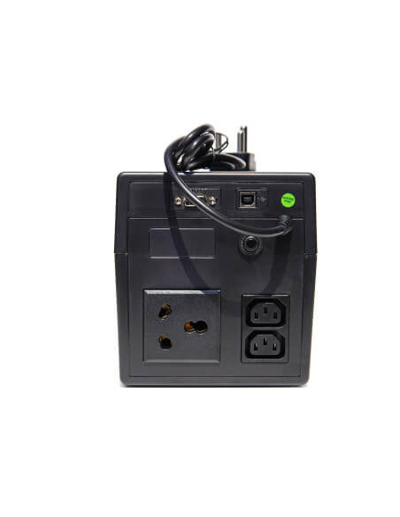 Acconet 1200VA Offline UPS featuring AVR function with two 12V 7Ah batteries.