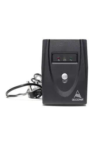 Acconet 700VA Offline UPS featuring a 12V 7Ah battery and AVR function, designed for reliable power backup.