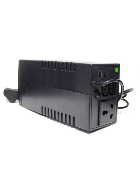 Acconet 700VA Offline UPS with 12V 7Ah battery and AVR function, featuring a compact design suitable for home and office use.