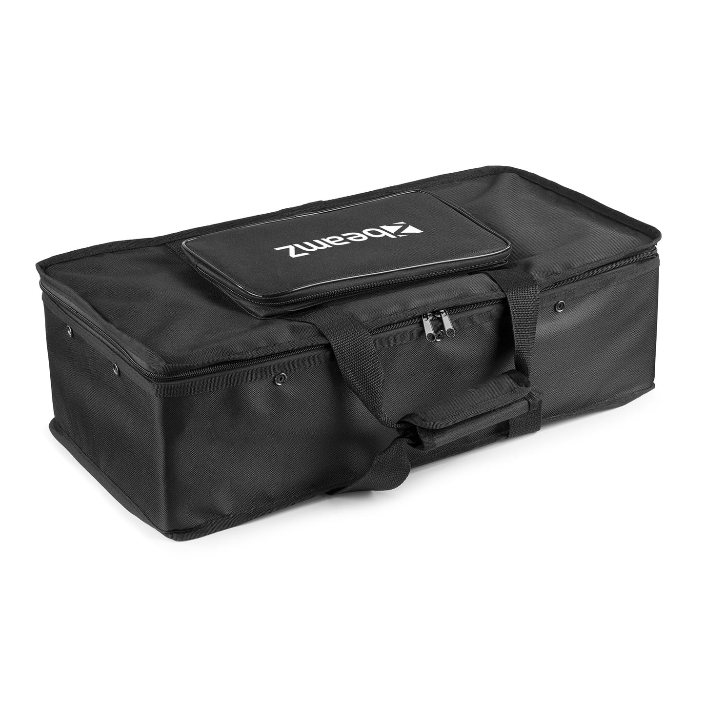 Top view of the closed AC420 Soft Case 8 Uplights BBP44 - BeamZ Protective Storage.