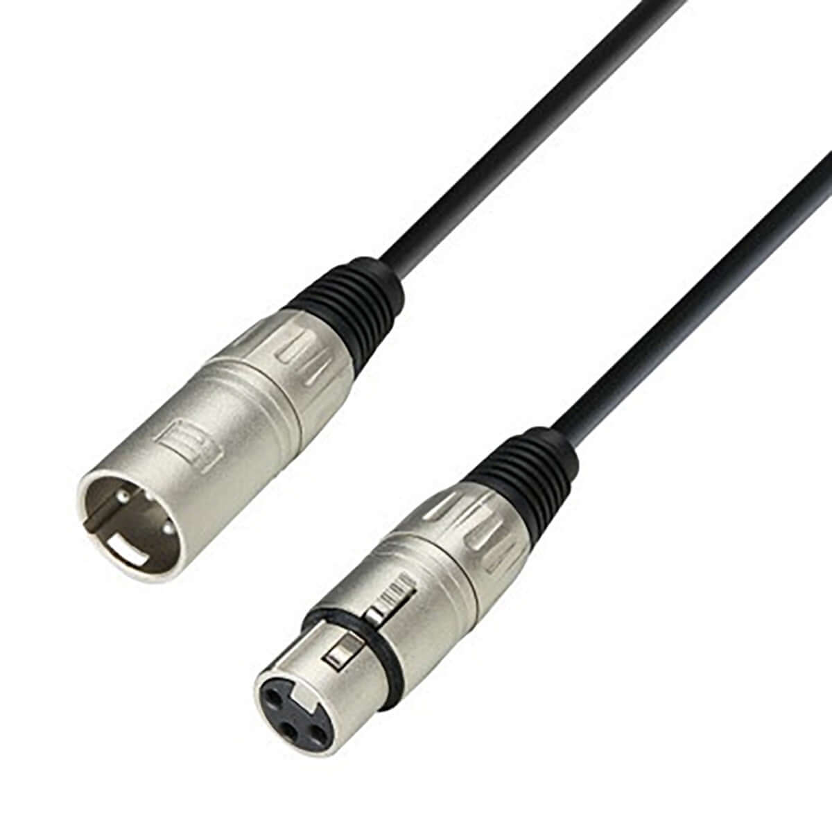 Adam Hall Cables K3MMF0100 - 1 meter XLR female to XLR male microphone cable.