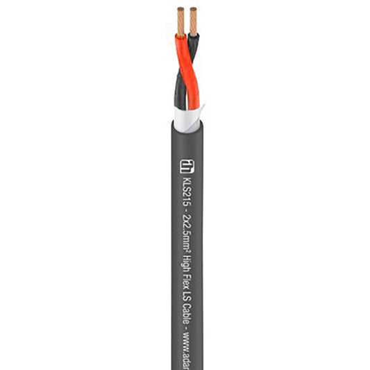 High-quality speaker cable with 2 x 1.5mm² specifications from Adam Hall Cables.