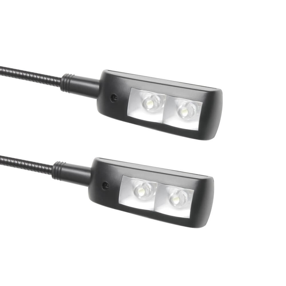 Adam Hall Stands SLED2PRO LED light designed for music stands, providing illumination for sheet music.