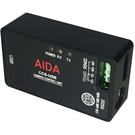 AIDA Imaging VISCA Camera Control Unit and Software CCS-USB for controlling multiple cameras.