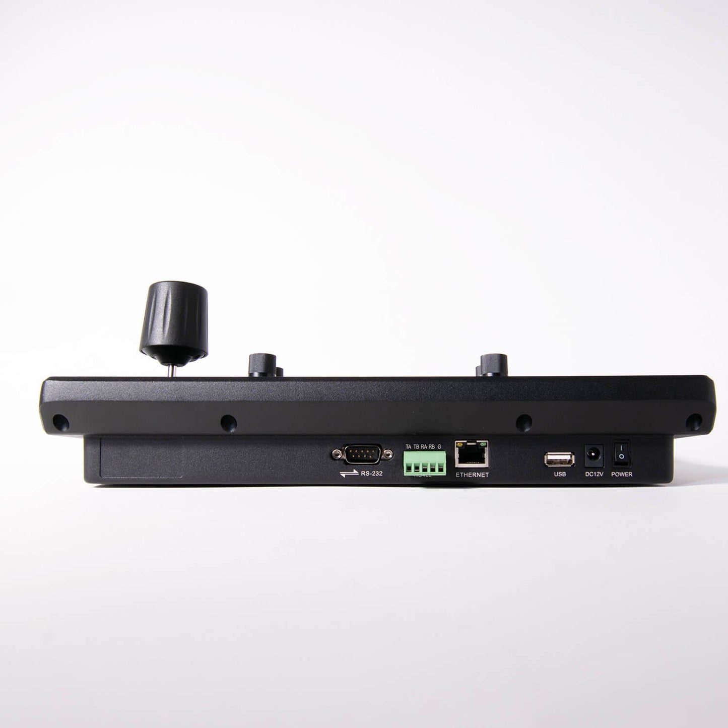 AIDA Imaging CCU-IP VISCA Serial and IP PTZ Camera Controller displayed on a white background.