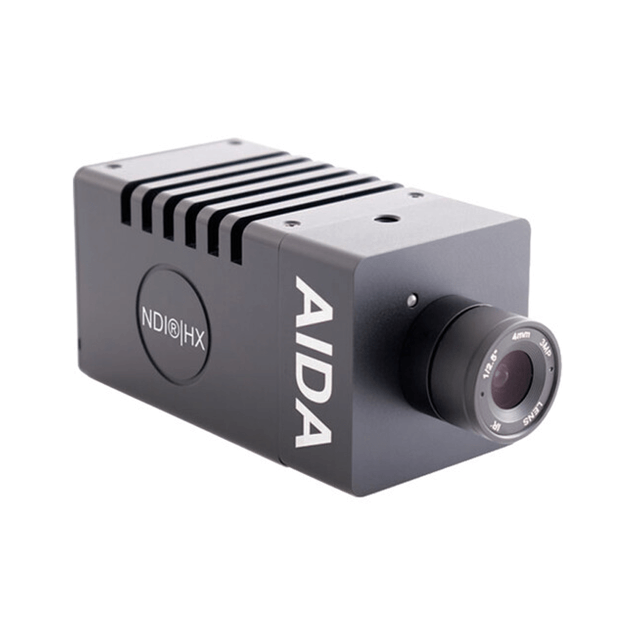 AIDA IMAGING HD-NDI-IP67 FHD NDI|HX/IP Weatherproof POV Camera displayed against a white background.