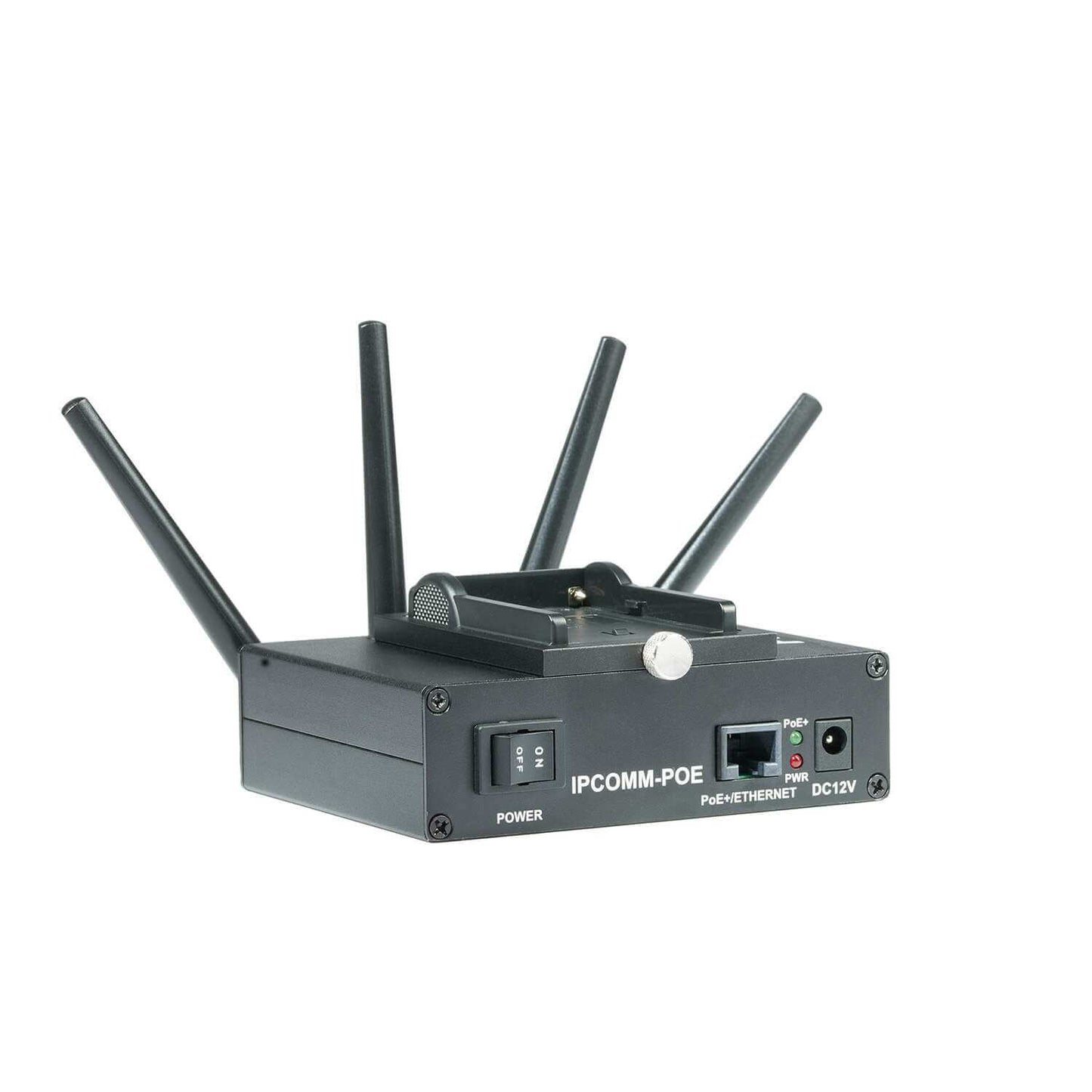 AIDA Imaging IPCOMM-POE Portable Wireless Video and Control Transmitter with PoE+ Injection and NPF Battery Support