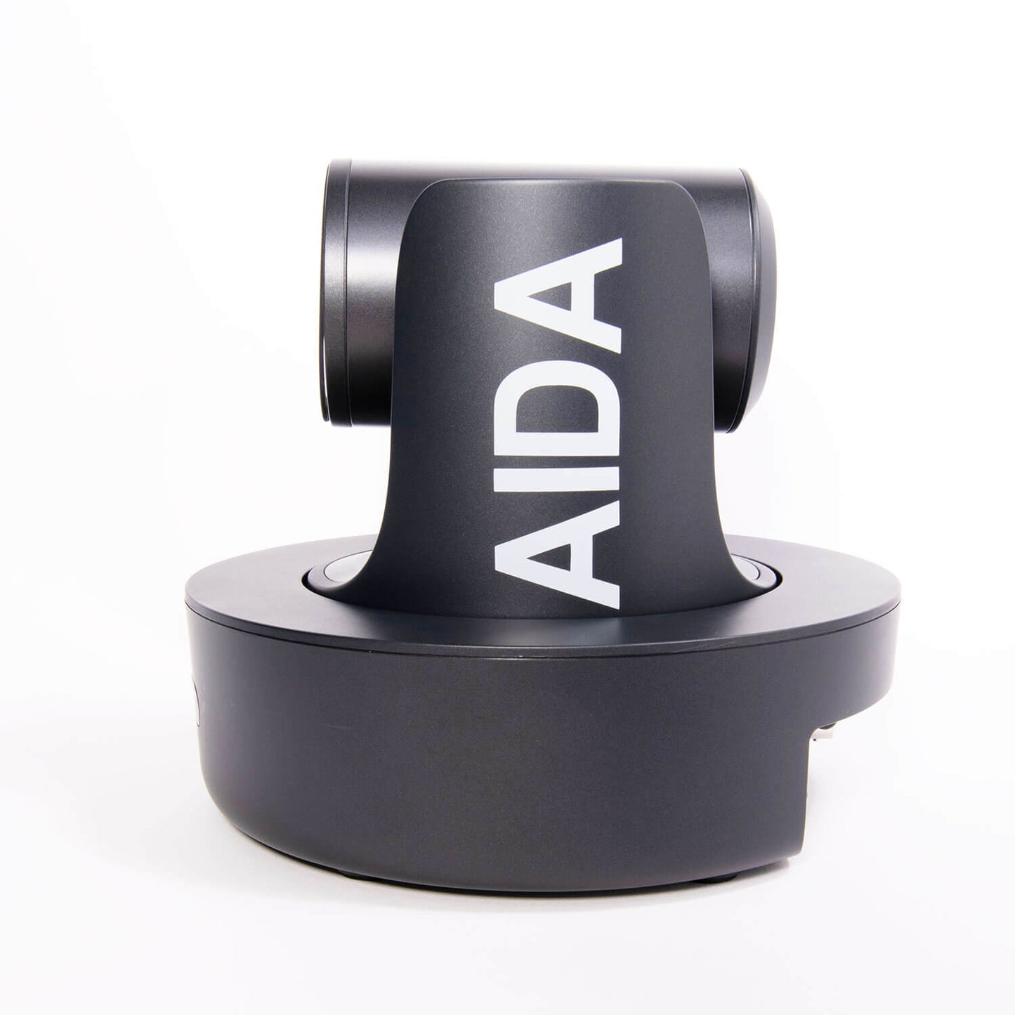 AIDA Imaging NDI|HX FHD PTZ Camera featuring 20X Optical Zoom, designed for broadcast and conference use, with HDMI, SDI, USB3, and IP outputs.