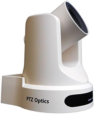 AIDA Imaging Broadcast/Conference NDI|HX 4K PTZ Camera with 30X Zoom in white color.