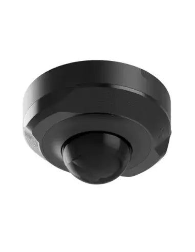 AJAX 5MP black mini dome camera featuring a 4mm lens, designed for surveillance and security monitoring.