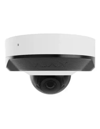 AJAX 8MP White Mini Dome Camera with a 2.8mm wide view lens