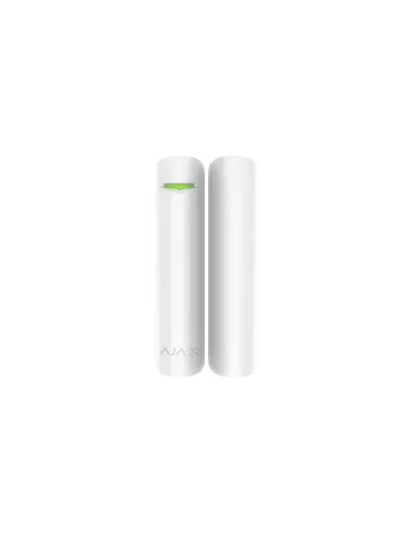 AJAX DoorProtect White Wireless Opening Detector for secure home entry monitoring.