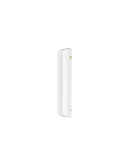 AJAX DoorProtect Plus White Indoor Detector featuring shock and tilt sensors.