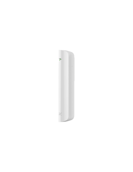 AJAX GlassProtect Jeweller Indoor Detector in white, designed for detecting glass breakage indoors.