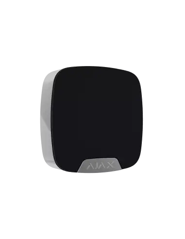AJAX HomeSiren Indoor Wireless Siren in black color, designed for home security.