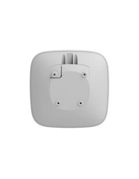 AJAX Hub 2 Wireless Control Panel in white color with 4G capability, featuring dual SIM and Ethernet port.