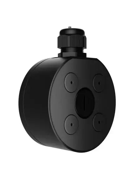 AJAX Junction Box in black color, designed for electrical connections and protection.