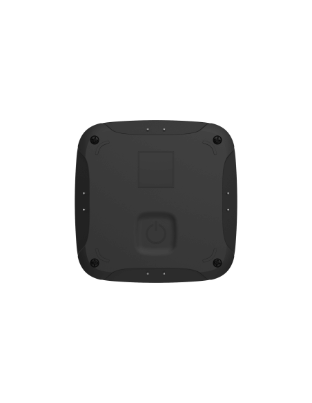 AJAX LeaksProtect Wireless Leak Detector in black color, designed to detect leaks wirelessly.
