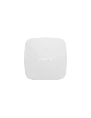 AJAX LeaksProtect Wireless Leak Detector in white color, designed to detect leaks wirelessly.