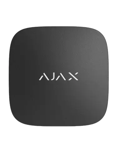 AJAX LifeQuality Wireless Air Quality Monitor in black color, designed to monitor indoor air quality.