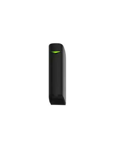AJAX MotionProtection Indoor Motion Detector in black color, designed for narrow spaces, suitable for windows and doors.