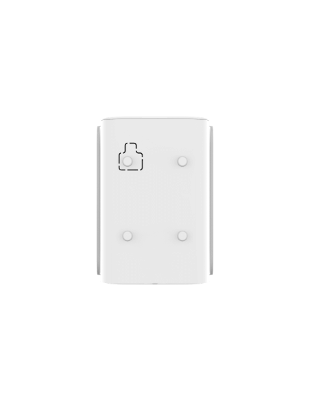 AJAX DualCurtain Outdoor Motion Sensor in white color, designed for bi-directional sensing.