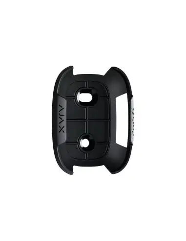 AJAX Button Holder designed for double buttons in black color, showcasing its sleek and functional design.