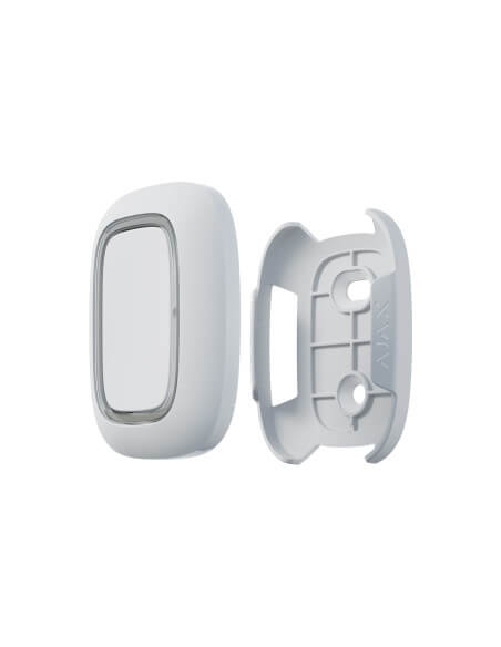 AJAX Button Holder for Double Button in White color, designed for jewelry applications.