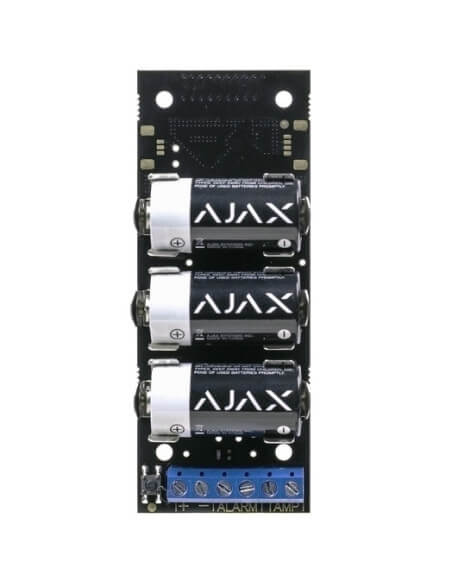 AJAX Single Indoor WiFi Transmitter Module for integrating wired third-party devices.