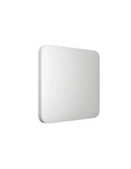 AJAX White SoloButton 1-Gang 2-Way Switch displayed on a white background.