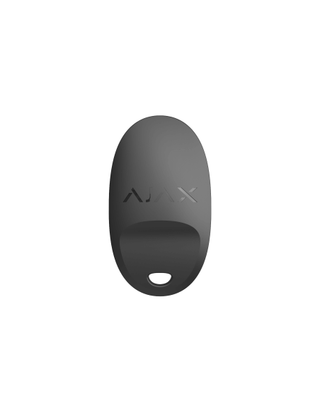 AJAX Wireless SpaceControl Fob Remote in black color, designed for convenient wireless control.