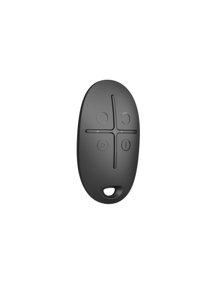 AJAX Wireless SpaceControl Fob Remote in black color, designed for convenient wireless control.