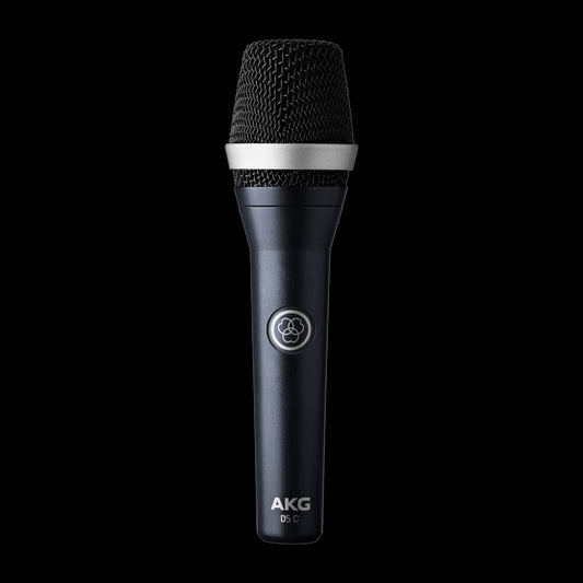 AKG D5 C professional dynamic supercardioid vocal microphone on a white background.