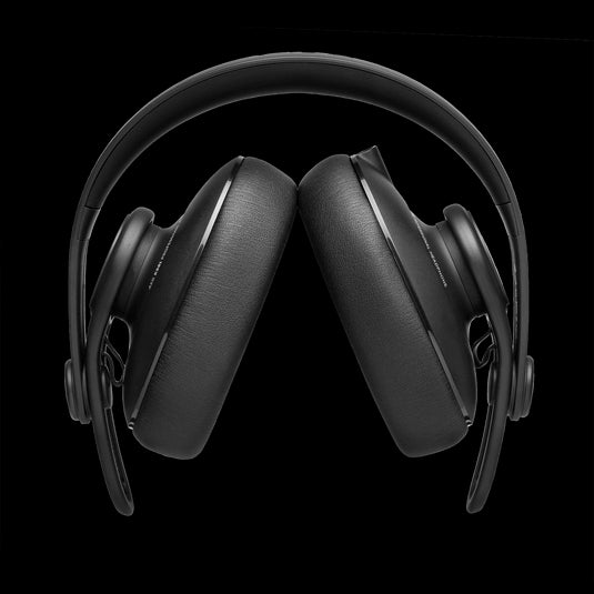 AKG K361 over-ear closed-back foldable studio headphones in a folded position.