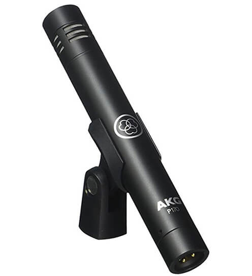 AKG P170 professional instrumental condenser microphone, designed for high-performance audio recording.