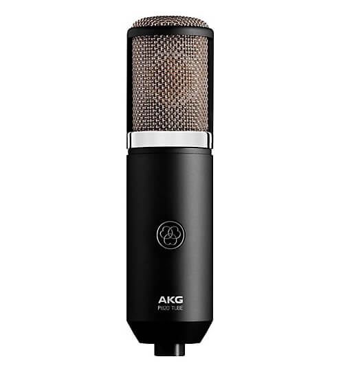 AKG P820 high-performance multi-pattern tube microphone with dual capsule design.