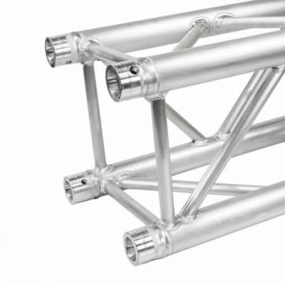ALUSTAGE QUAD 290 TRUSS 2.5M - A heavy-duty aluminum stage truss system designed for durability and stability.