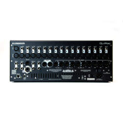 Allen & Heath Qu-Pac rackmountable digital mixer with 38 channels and 24 buses, featuring a compact design suitable for various audio mixing applications.