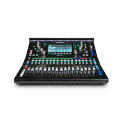 Allen & Heath SQ-5 digital mixer featuring 17 faders, 96kHz sampling rate, 48 channels, and 36 buses.