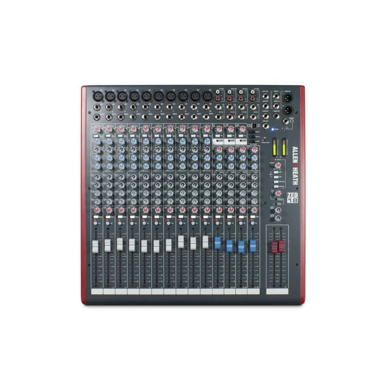 Allen & Heath ZED-18 - 18 Channel Mixer with USB featuring 10 mono and 4 stereo channels.