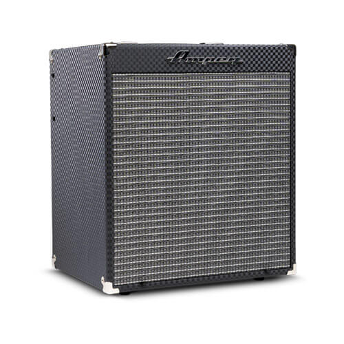 Ampeg RB-110 Rocket Bass 50-Watt 1x10 Combo Bass Amp showcasing its vintage style and modern features.
