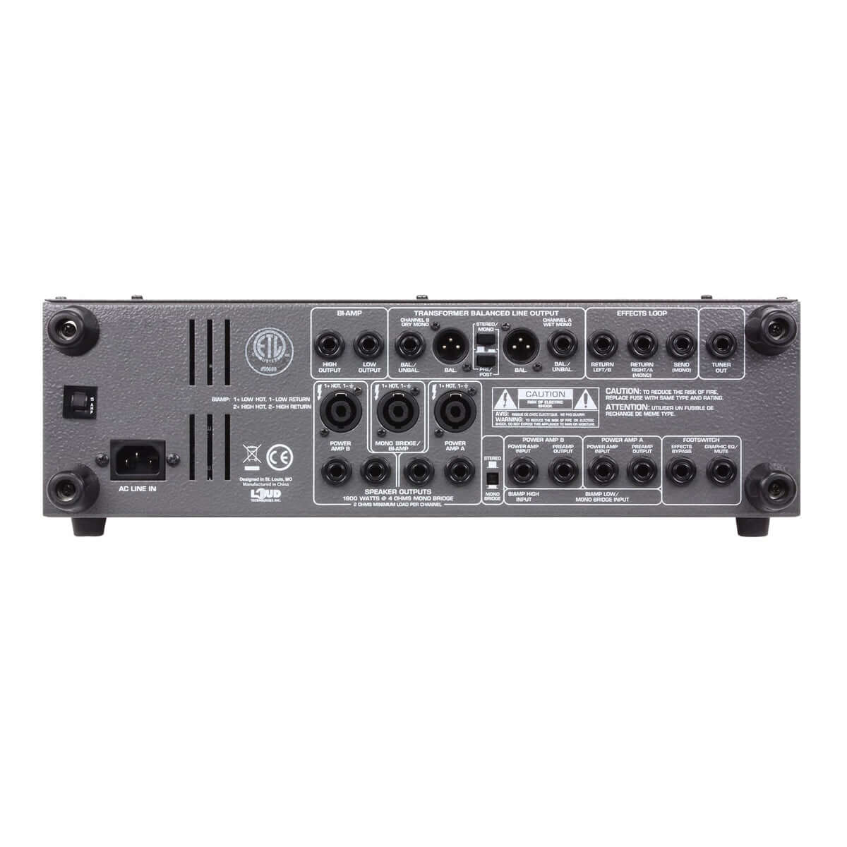 Ampeg SVT-4 PRO Bass Guitar Amplifier featuring dual power amplifiers and a 9-band graphic EQ.