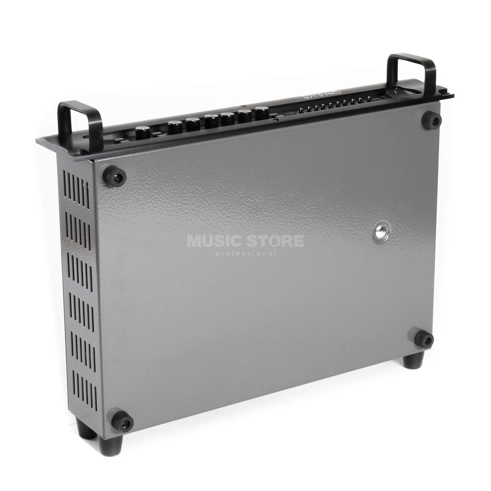 Ampeg SVT-3PRO Bass Guitar Amplifier featuring 450 Watts RMS, a 9-Band Graphic EQ, and Tube Gain Control.