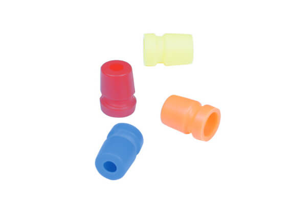 Amphenol brown grommet designed for AC, T, and M series connectors.